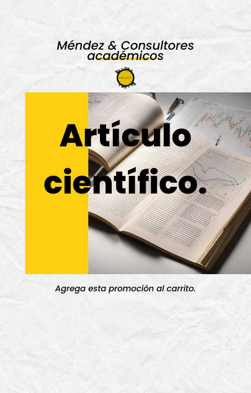 Elaboración de artículo científico.