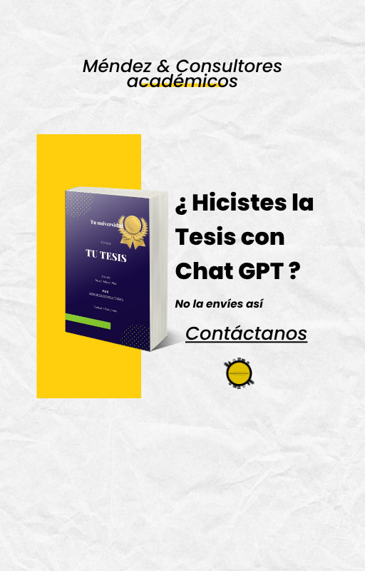 ¿Hicistes la tesis con ChatGpt?