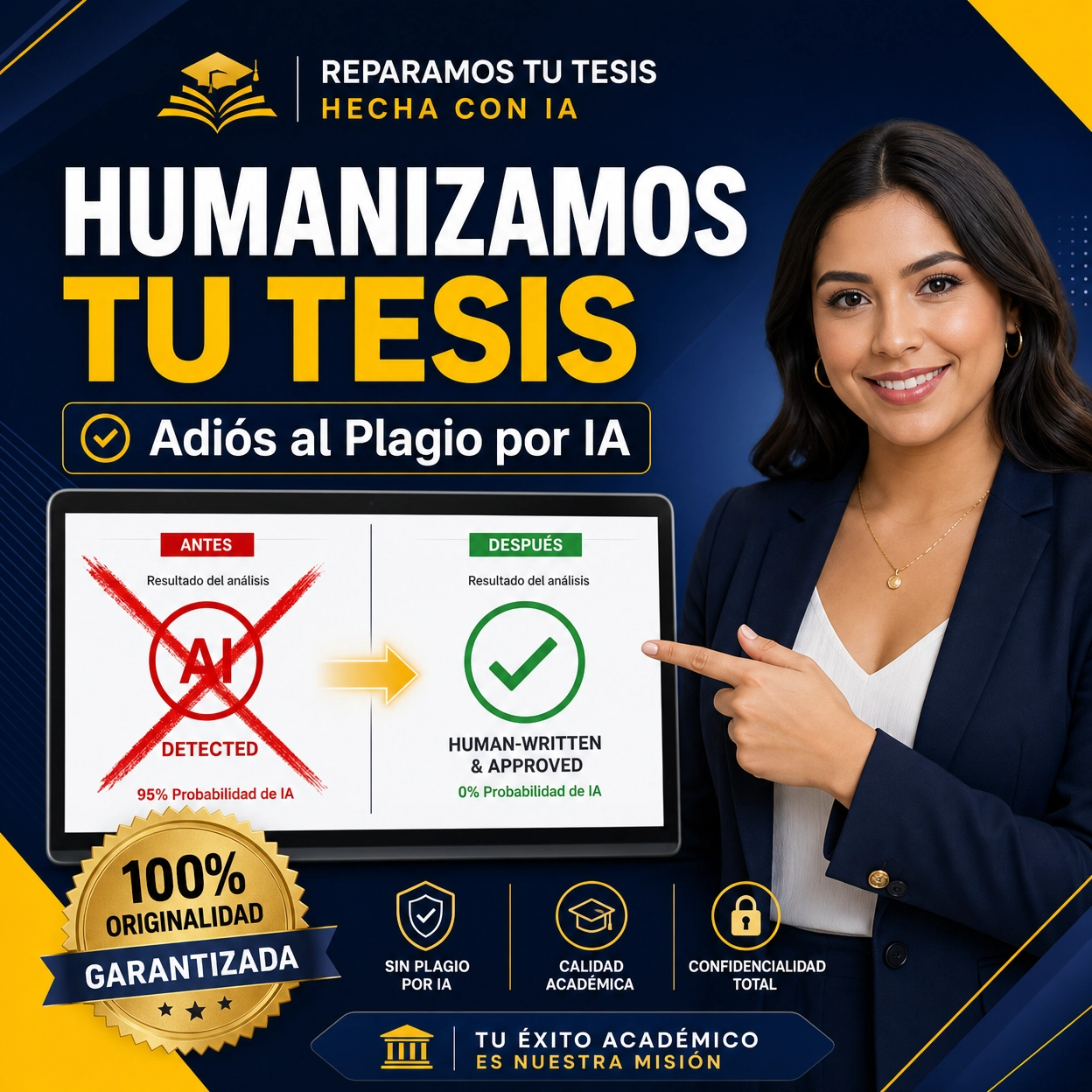 Reparamos tu tesis hecha con IA
