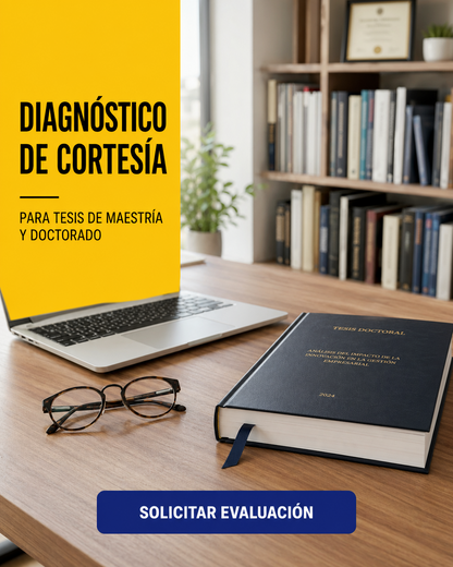 Diagnóstico de cortesía (exclusivo para maestría y doctorado)