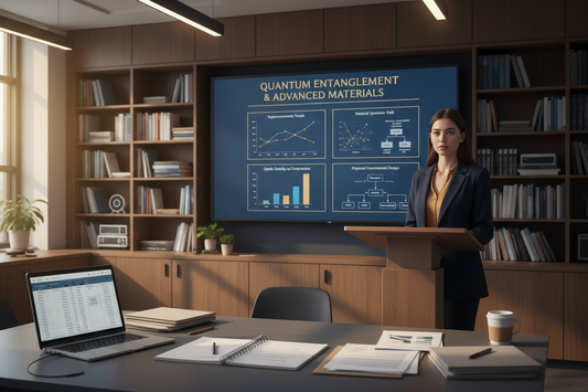 Generar una imagen para e producto: Preparación de Defensa - Presentación + Revisión