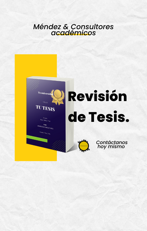 Revisión personalizada para tu tesis * Añade al carrito para asegurar oferta.