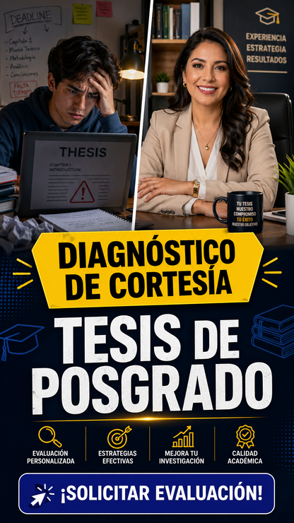 Diagnóstico de cortesía (exclusivo para maestría y doctorado)
